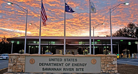 Jackson Savannah River Site Security Entrance Gate