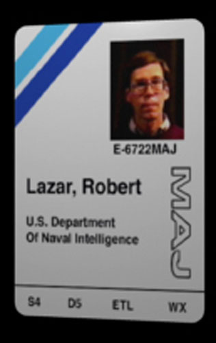 Bob Lazar’s S4 Photo ID Badge